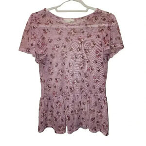 Pie in the Sky Juniors M Mesh Top